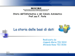 storia dei database - Università degli studi di Napoli "PARTHENOPE"