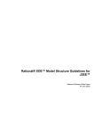 Rational® XDE™ Model Structure Guidelines for J2EE™ Rational Software White Paper