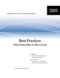 Best Practices ® Data Protection in the Cloud