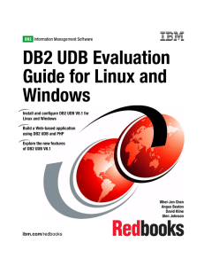 DB2 UDB Evaluation Guide for Linux and Windows Front cover