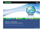 Informix 11.5 Bootcamp Application Development Overview Information Management Partner Technologies