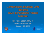 Compendium of Critical Limb Ischemia (CLI) in Peripheral Arterial Disease