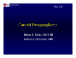 Carotid Paraganglioma