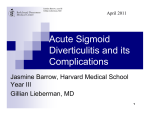 Acute Sigmoid Diverticulitis and its Complications