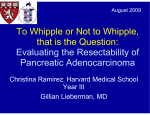 To Whipple or Not to Whipple, that is the Question: Evaluating the Resectability of Pancreatic Adenocarcinoma