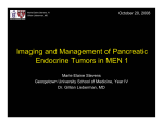 Imaging and Management of Pancreatic Endocrine Tumors in MEN 1