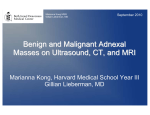 Benign and Malignant Adnexal Masses on Ultrasound, CT and MRI