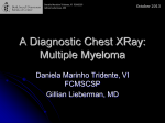 A Diagnostic Chest XRay: Multiple Myeloma