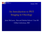 An Introduction to PET Imaging in Oncology