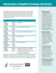 Interpretation of Hepatitis B Serologic Test Results