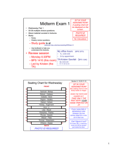 Midterm Exam 1