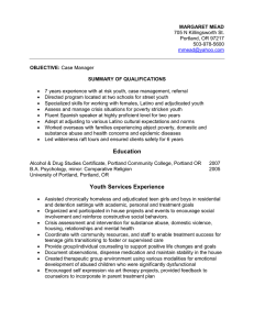 Sample with advanced case management experience