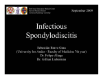 Infectious Spondylodiscitis
