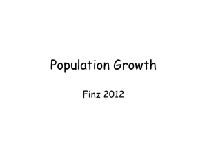 Population Growth Finz 2012