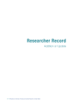 Researcher Record