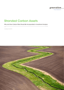 Stranded Carbon Assets .