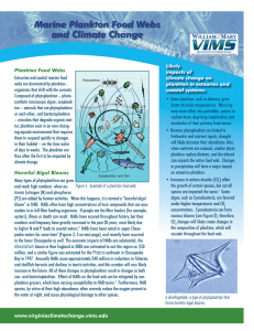 Climate Change and Plankton Food Webs