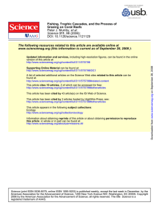 Peter J. Mumby, , 98 (2006); DOI: 10.1126/science.1121129