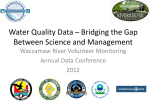 Water Quality Data – Bridging the Gap Between Science and Management