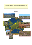 Plant ecophysiological responses to experimentally drier and  L