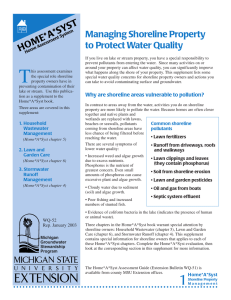 Managing Shoreline Property to Protect Water Quality