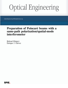 Preparation of Poincare' beams with a same-path polarization/spatial-mode interferoemter
