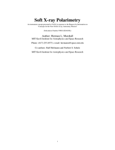 Soft X-Ray Polarimetry