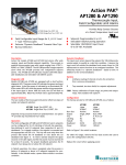 Action PAK AP1280 &amp; AP1290 ® Thermocouple Input,