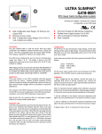 ULTRA SLIMPAK G418-0001 ® RTD Input Field Configurable Isolator