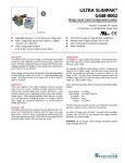 ULTRA SLIMPAK G448-0002 ® Bridge Input Field Configurable Isolator