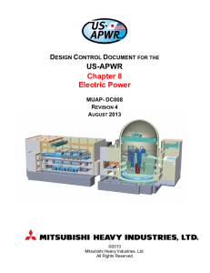 US-APWR Chapter 8 Electric Power D