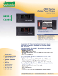 2000 Series Digital Panel Meters