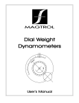 Dial W eight Dial Weight Dynamometers