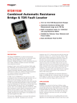 BTDR1500 Combined Automatic Resistance Bridge &amp; TDR Fault Locator