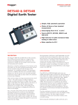 DET5/4D &amp; DET5/4R Digital Earth Tester