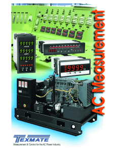 Measurement &amp; Control for the AC Power Industry