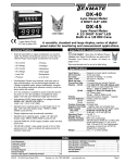 DX-40 DX-45 Lynx Panel Meter 4 DIGIT 0.8” LED