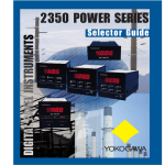 2350 POWER SERIES Selector Guide