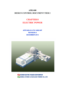 CHAPTER 8 ELECTRIC POWER  APR1400