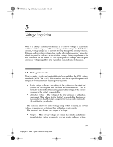 5 Voltage Regulation