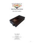 Black Buff Amplifier Users' Manual