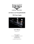 L2X Stereo Line Preamplifier/Buffer PSX Power Supply User’s Manual