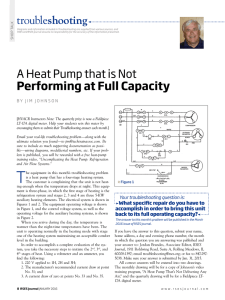 shooting A Heat Pump that is Not Performing at Full Capacity