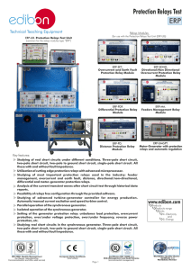 ERP Protection Relays Test Technical Teaching Equipment