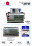 Reactive Power Compensation (Power Factor Correction) AI8 www.edibon.com