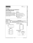 74LCX157 Low Voltage Quad 2-Input Multiplexer with 5V Tolerant Inputs 7