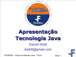 Aula 01 -- Apresentação Tecnologia Java
