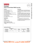 FAN7602B Green Current-Mode PWM Controller F A