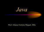 JAVA: Overview - Afonso Ferreira Miguel, MSc