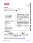 FAN5350 3MHz, 600mA Step-Down DC-DC Converter in Chip-Scale and MLP Packaging